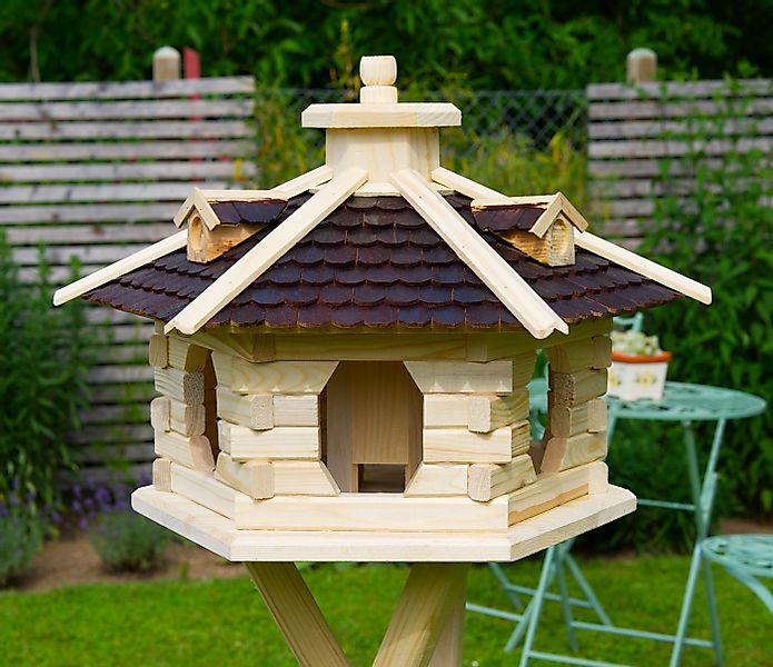 DSH DEKO SHOP HANNUSCH Vogelhaus V16 natur Holzschindel günstig online kaufen