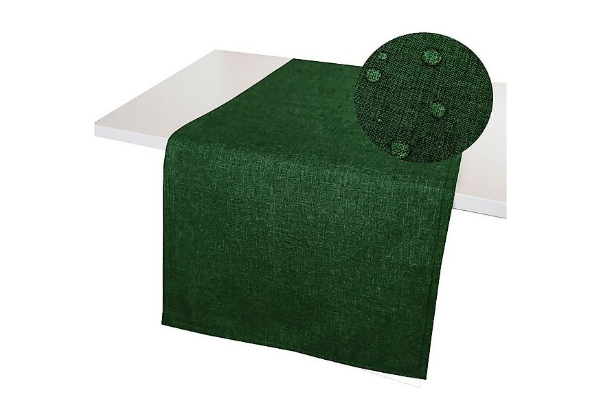 Tischläufer Leinenoptik Tischläufer WINDSTABIL uni Tischdecke, Lotuseffekt, günstig online kaufen