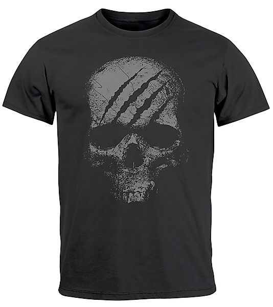 Neverless Print-Shirt Herren T-Shirt Totenkopf Skull günstig online kaufen