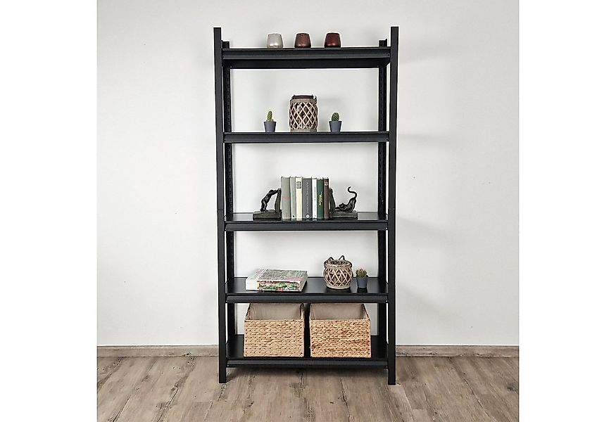 TRUTZHOLM Steckregal Wohnzimmerregal Stahl Regalböden 8 mm Steckregal Schwe günstig online kaufen