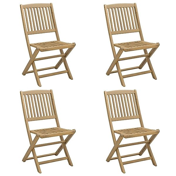 vidaXL Gartenstuhl Gartenstühle 4 Stk. Klappbar günstig online kaufen