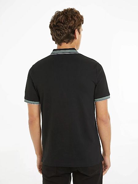 Calvin Klein Poloshirt "STRETCH PIQUE MULTI TIPPING POLO", mit Logoschriftz günstig online kaufen