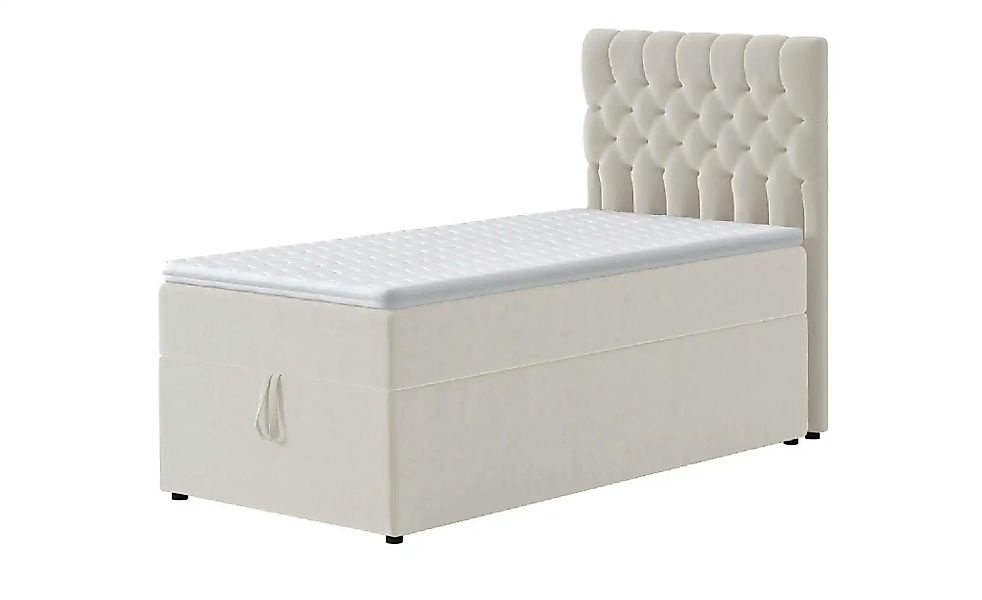 Boxbett mit Bettkasten Belek ¦ beige ¦ Maße (cm): B: 90 H: 125 Betten > Kom günstig online kaufen