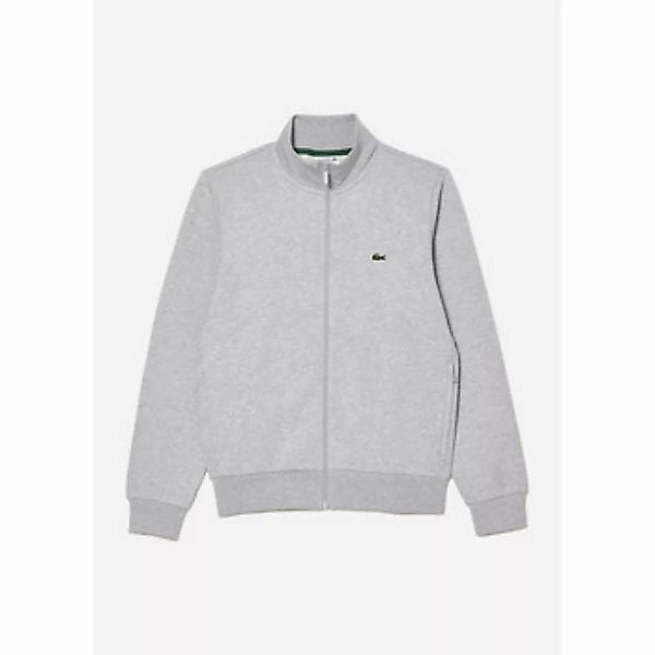 Lacoste  Strickjacken Brushed fleece zip through sweater - Silver Chine günstig online kaufen