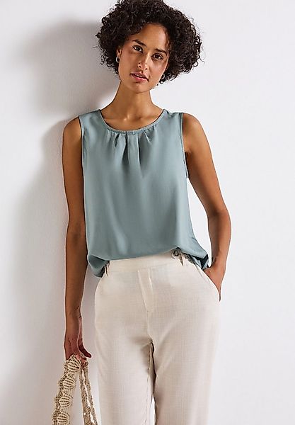 STREET ONE Blusentop mit Raffung günstig online kaufen