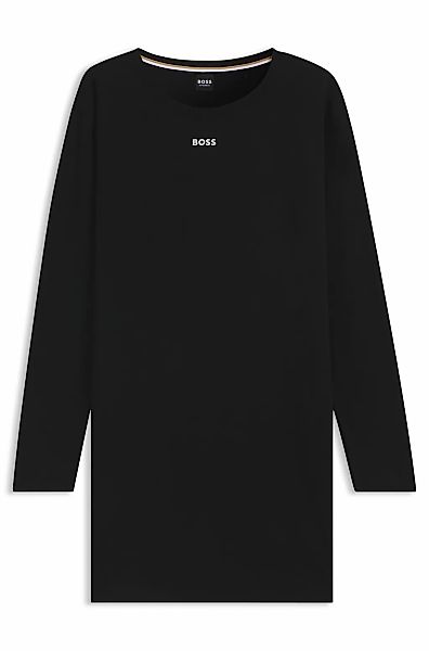 BOSS Nachthemd, Rundhalsausschnitt, bequeme Passfrom, Langarm günstig online kaufen
