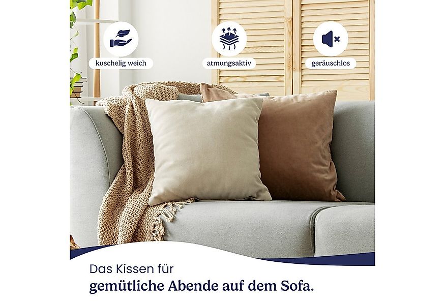 Gentle North Dekokissen 2er Set Kopfkissen - Kissen für Bett und als Dekoki günstig online kaufen