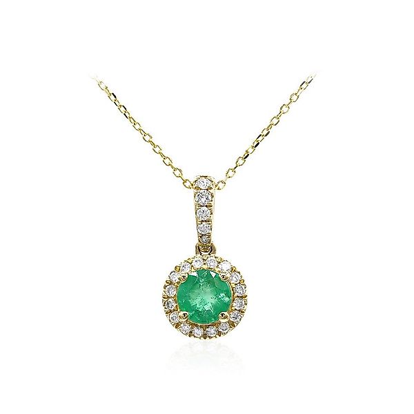 Cavill Goldkette Schicke 0,45ct sambische Smaragd günstig online kaufen