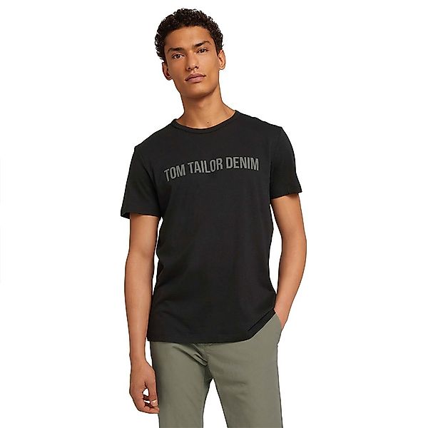 Tom Tailor 1026926 Kurzärmeliges T-shirt L Black günstig online kaufen