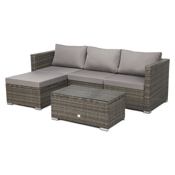SVITA Gartenlounge-Set QUEENS, (Set, variable Lounge-Garnitur günstig online kaufen