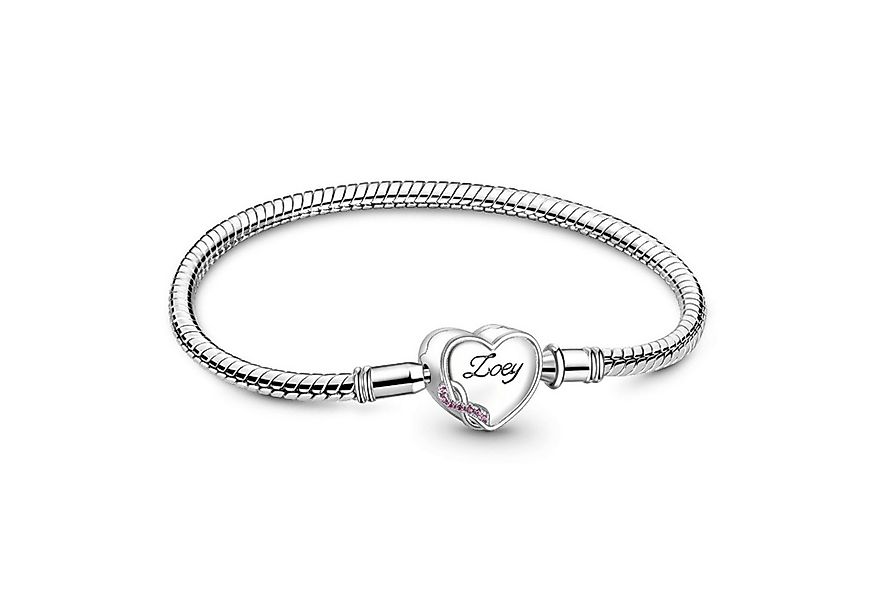 Gnoce Perlenarmband Gnoce Armband Herz&Unendlich GYB222-21 Stahl/Silber günstig online kaufen