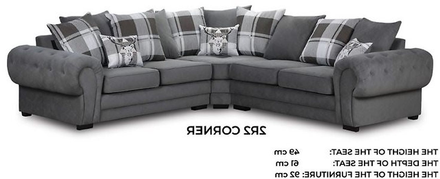 Xlmoebel Ecksofa Hochwertiges Stoffsofa Luxus Eckgarnitur für das Wohnzimme günstig online kaufen