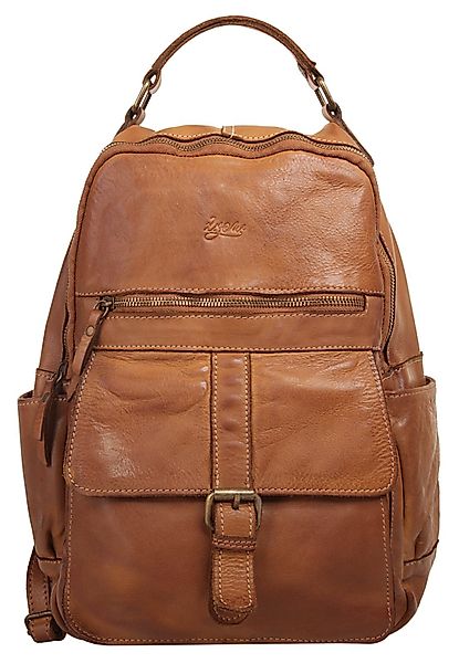 X-Zone Laptoprucksack, echt Leder, Made in günstig online kaufen