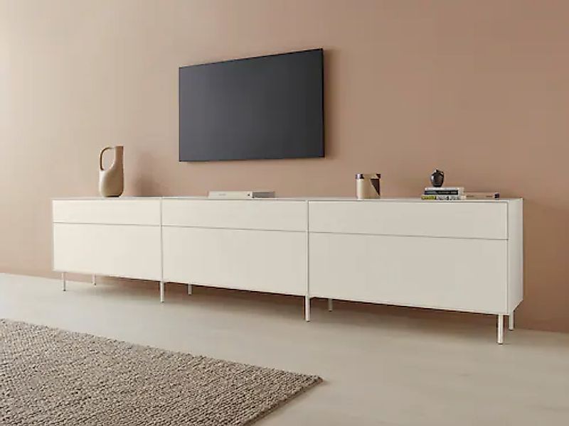 LeGer Home by Lena Gercke Lowboard »Essentials«, (3 St.), Breite: 336cm, MD günstig online kaufen
