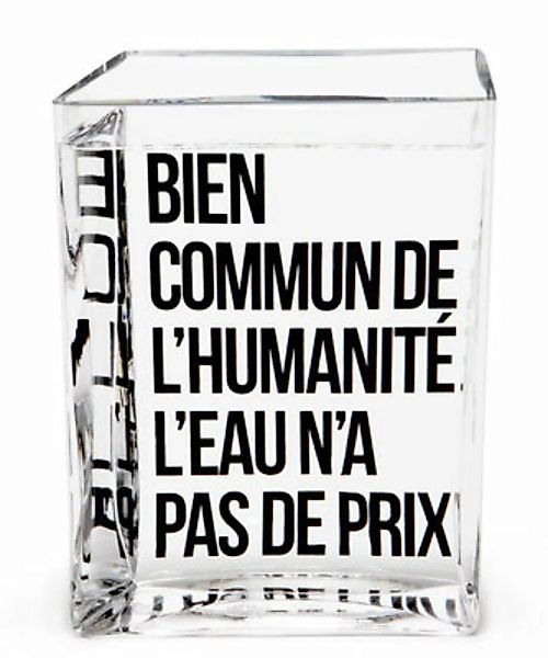 Karaffe La Lame d'Eau glas transparent von Philippe Starck / 50 cl - Made i günstig online kaufen