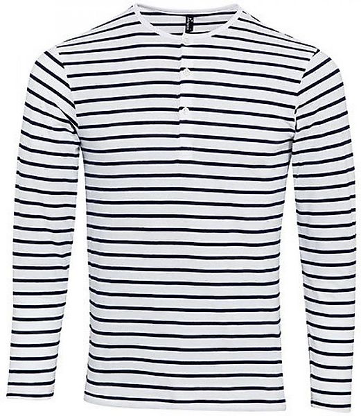 Premier Workwear Langarmshirt Herren Long-John Roll Sleeve Tee, Krempelärme günstig online kaufen