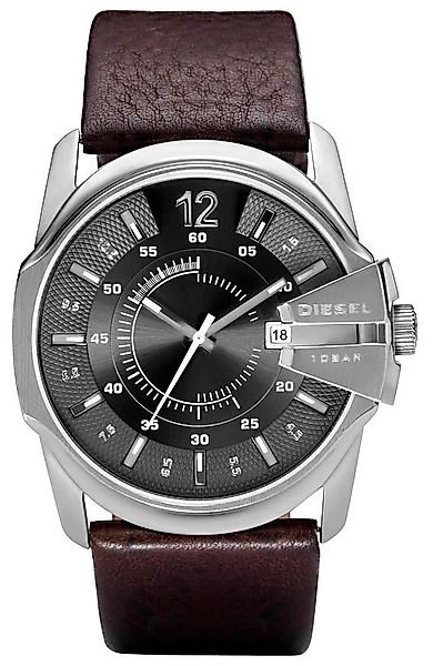 Diesel Quarzuhr MASTER CHIEF DZ1206, Armbanduhr, Herrenuhr, Datum, Lederarm günstig online kaufen