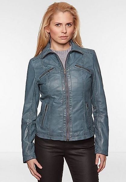 7eleven Lederjacke SEVINCA (1-St) mit Ziernähten günstig online kaufen