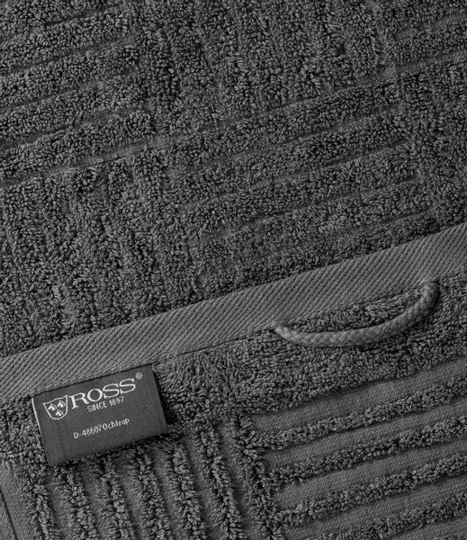 ROSS Duschtuch "CARRE" 100% Baumwolle, Rippenstruktur, große Farbauswahl günstig online kaufen