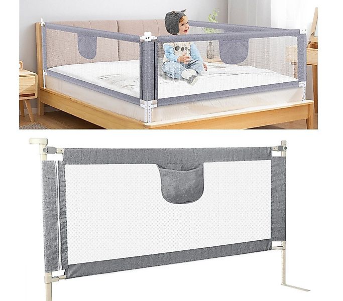 JEOBEST Bettschutzgitter Bettgitter, Babybettgitter Kinderbettgitter zum ve günstig online kaufen
