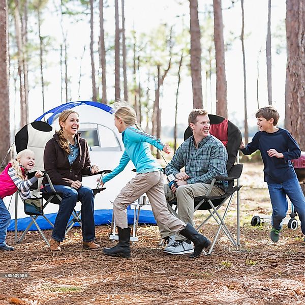 HOMECALL Campingstuhl Hochlehner 108cm mit Lendenwirbelstütze günstig online kaufen