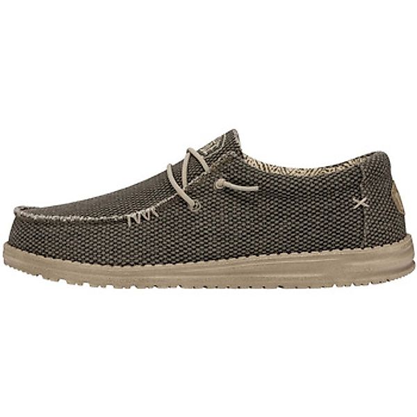 HEYDUDE  Herrenschuhe Wally Braided Bummler Mann Armeeschlamm günstig online kaufen