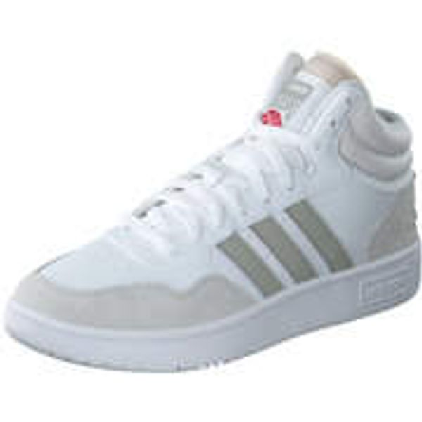 adidas Hoops 3.0 Mid Sneaker Herren weiß|weiß günstig online kaufen