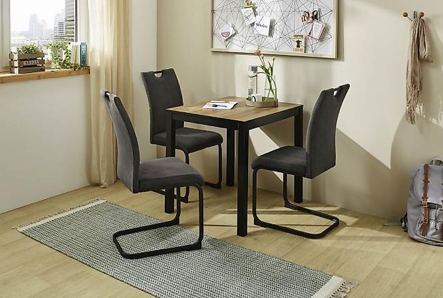 Esstisch ausziehbar 80-120 cm BARISTA 1 Akazie dunkel günstig online kaufen