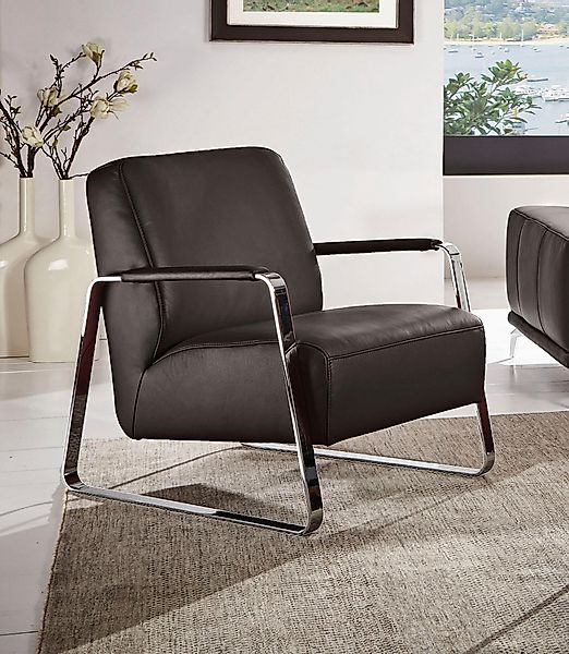 W.SCHILLIG Cocktailsessel »quadroo Designsessel, Loungesessel« mit bezogene günstig online kaufen