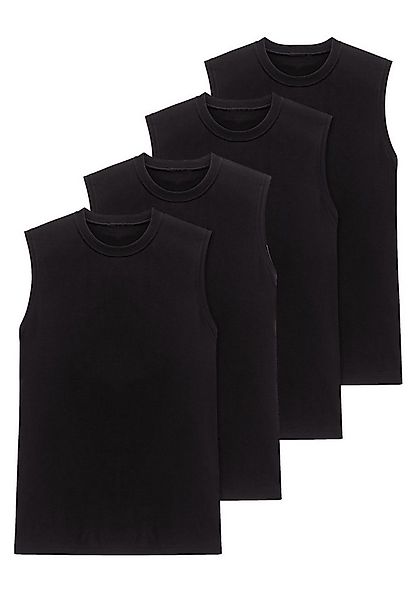 Schiesser Unterhemd 4er Pack Essentials (Spar-Set, 4-St) Unterhemd / Tankto günstig online kaufen