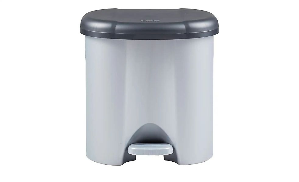 Rotho Abfalleimer  DUO ¦ silber ¦ Kunststoff ¦ Maße (cm): B: 39 H: 40,5 T: günstig online kaufen