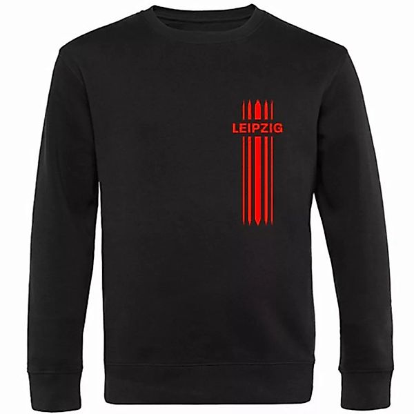 multifanshop Sweatshirt Leipzig - Streifen - Pullover günstig online kaufen