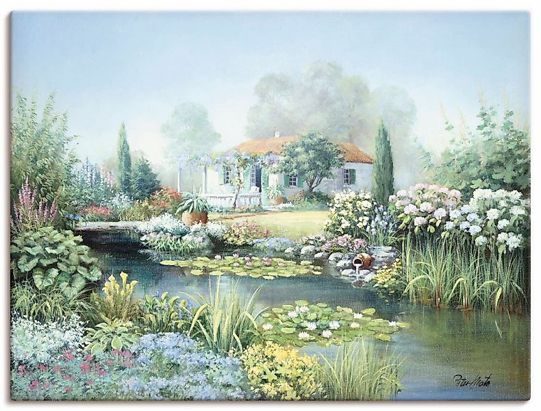 Artland Wandbild "Schatzgarten" Garten 1 Stk. tlg. als Leinwandbild, Poster günstig online kaufen