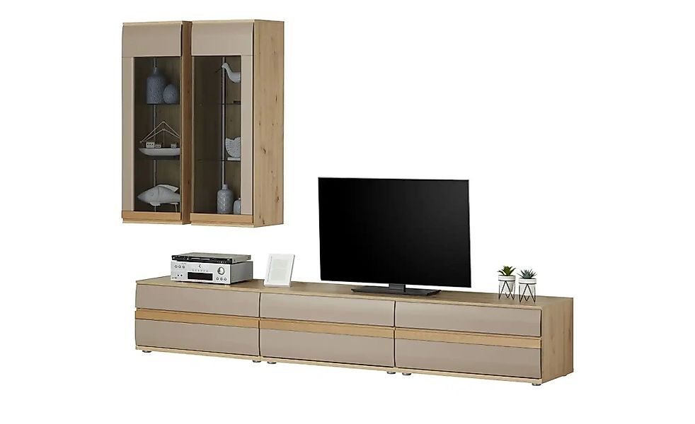 Wohnkombination  Binz ¦ grau ¦ Maße (cm): B: 270 H: 215 T: 53.0 Kommoden & günstig online kaufen