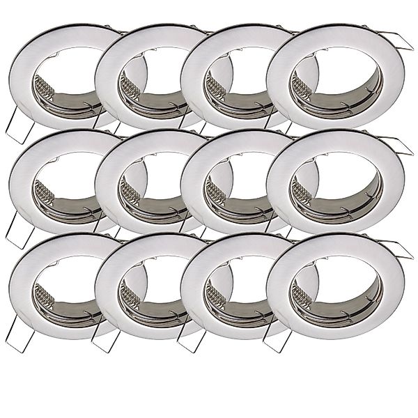 Oktaplex 12er Set Einbauleuchte Sedan für LED-Module 50mm Einbauspot Gebürs günstig online kaufen