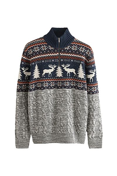 Next Troyer Regular Fit Weihnachts-Troyer (1-tlg) günstig online kaufen