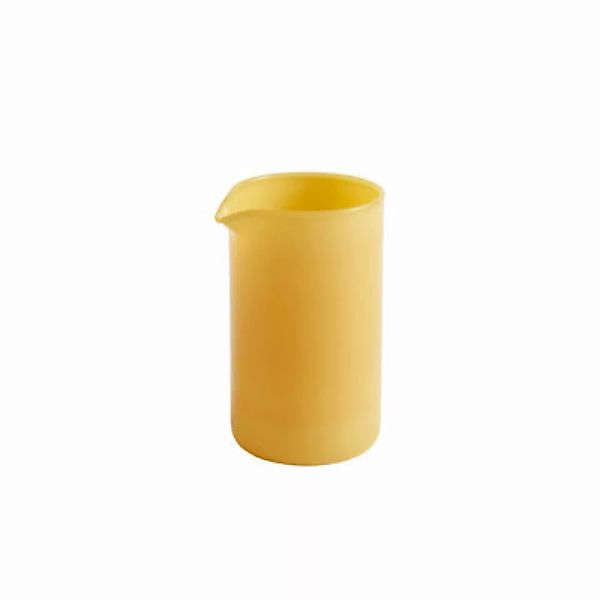 Karaffe Small glas gelb / Milchkännchen - Ø 6,5 X H 11 cm - Hay - Gelb günstig online kaufen