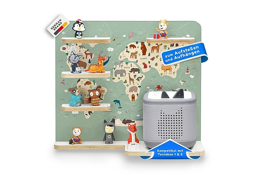 stadtecken Kinderregal mit schmalen Boden, geeignet für Toniebox 2 und ca. günstig online kaufen