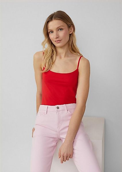 s.Oliver Muscleshirt T-Shirt Top mit verstellbaren Spaghettiträgern im Slim günstig online kaufen