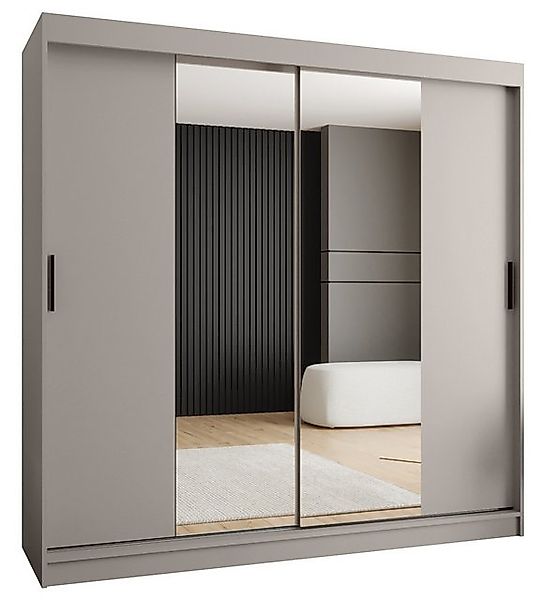 ABIKS MÖBEL Schwebetürenschrank RUBINO T 200 Schlafzimmerschrank mit Schieb günstig online kaufen