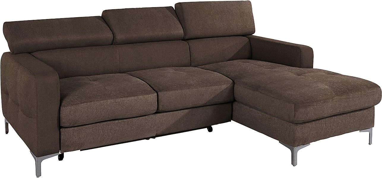 COTTA Ecksofa Sammy L-Form, mit Kopfteilverstellung, günstig online kaufen