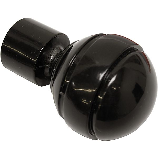 Gardinia Endstück Chicago Zylinder für Ø 20 mm Schwarz 2-er Pack günstig online kaufen
