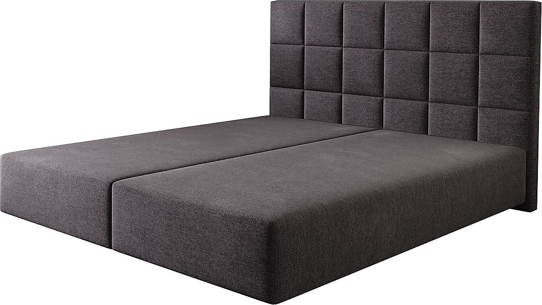 DELIFE Bettgestell Dream-Fine, Mikrofaser Schwarz 180x200 günstig online kaufen