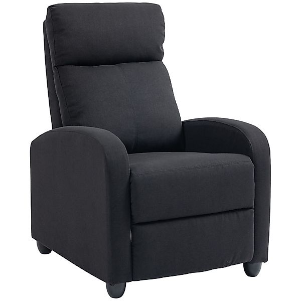 HOMCOM Relaxsessel TV-Sessel mit Liegefunktion, Leinenoptik, günstig online kaufen