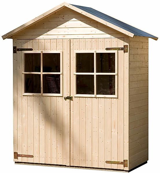 weka Gerätehaus "Garten-/Terrassenschrank 357 Gr.2", natur, Satteldach, 14 günstig online kaufen