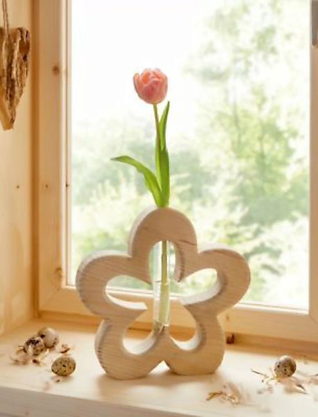 HOME Living Holzblume Väschen Kunstblumen natur günstig online kaufen
