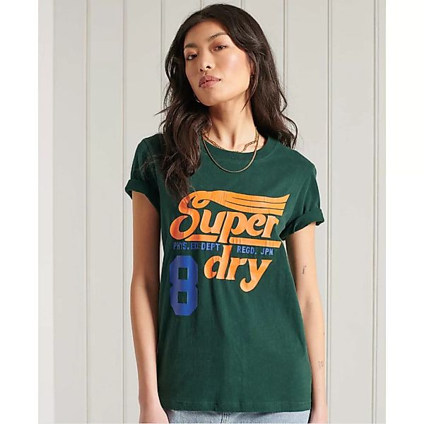 Superdry Collegiate Cali State Kurzarm T-shirt S Enamel Green günstig online kaufen