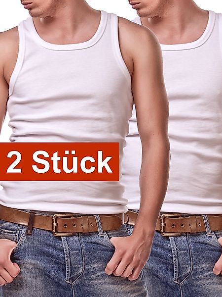 Cocain underwear Unterhemd Herren glatt weiss günstig online kaufen