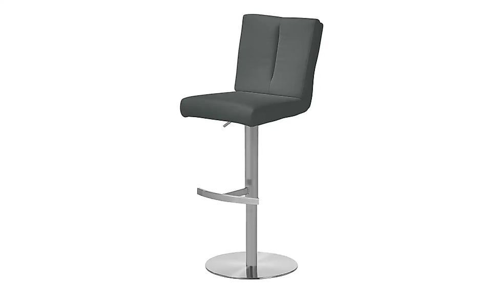 Barhocker  Gaia ¦ grau ¦ Maße (cm): B: 42 H: 89 T: 53.0 Polstermöbel > Hock günstig online kaufen