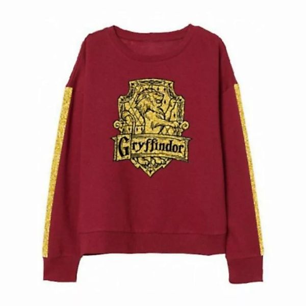EplusM Rundhalspullover Harry Potter Pullover mit glitzerndem Gryffindor Wa günstig online kaufen